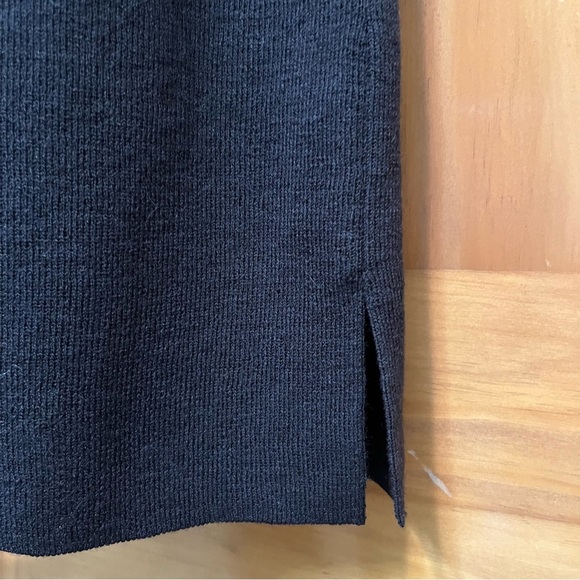 Eileen Fisher Chocolate Brown 100% Wool Dress Size Large - Picture 6 of 12